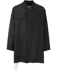 Black Silk Shirt Jacket