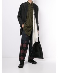Yohji Yamamoto Button Down Silk Blazer