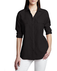 Go Silk Safari Long Sleeve Silk Shirt