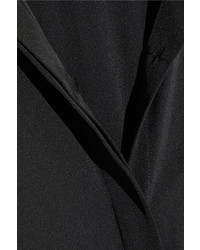 DKNY Stretch Silk Satin Shirt Black