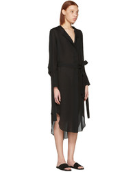 Calvin Klein Collection Black Leryn Shirt Dress