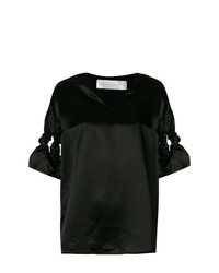 Victoria Victoria Beckham Twisted Sleeves Detail Top
