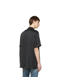 Nahmias Black Silk Shirt