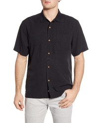 Tommy Bahama Sand Bar Short Sleeve Button Up Silk Shirt