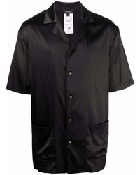 Versace Short Sleeve Silk Blend Shirt