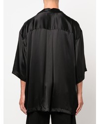 Balenciaga Short Sleeve Silk Shirt