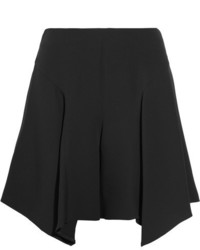 Maiyet Asymmetric Silk Shorts Black