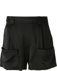 Band Of Outsiders Satin Side Zip Shorts