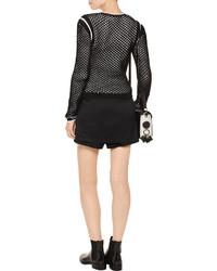 Alexander Wang T By Layered Stretch Silk Shorts