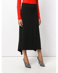 Jil Sander Contrast Length Skirt