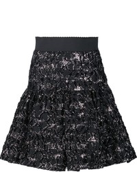 Dolce & Gabbana Metallic Cloqu Skirt