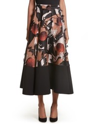 Roksanda Sharpin Silk Blend Jacquard Skirt