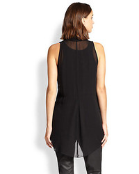 Eileen Fisher The Fisher Project Silk Draped Top