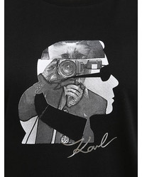 Karl Lagerfeld Karl The Photographer Silk T Shirt