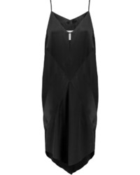 Michelle Mason Paneled Silk Dress