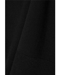 The Row Aida Merino Wool Silk And Cashmere Blend Turtleneck Tank Black