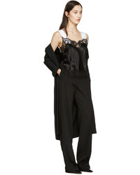 Givenchy Black Silk Lace Camisole