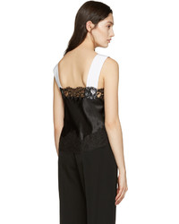 Givenchy Black Silk Lace Camisole