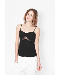French Connection Lustre Silk Lace Cami