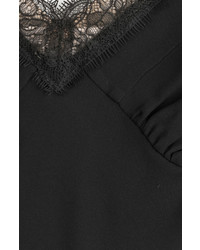Diane von Furstenberg Silk Camisole With Lace Trim