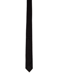 Givenchy Black Logo Plaque Neck Tie