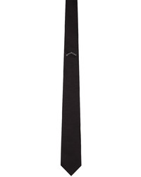 Givenchy Black Logo Tie