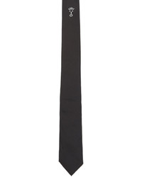 Fendi Black Silk Monster Tie, $200 