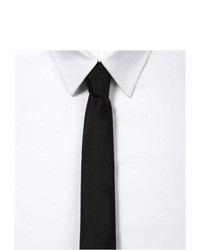 Express Skinny Silk Tie Black