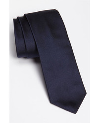 Hugo Woven Silk Tie Black Regular