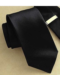Jos. A. Bank Black Formal Tie Long Length