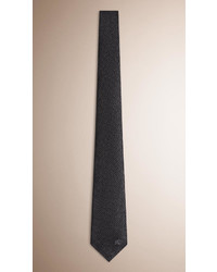 Burberry Modern Cut Patterned Silk Wool Tie