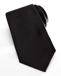 Neiman Marcus Satin Formal Tie Black