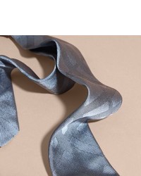 Burberry Slim Cut Check Silk Tie