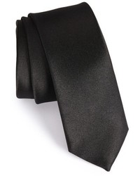 The Tie Bar Solid Silk Skinny Tie