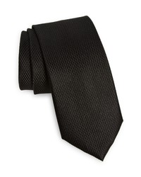 Nordstrom Tobin Solid Silk Tie In Black At