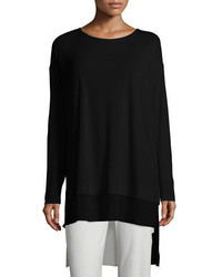 Eileen Fisher Long Sleeve Layered Silk Tunic