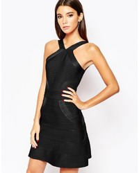Wow Couture Bandage Bandeau Skater Dress