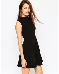 Asos Collection A Line Skater Dress With Funnel Neck