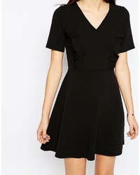 Asos Collection Skater Dress With Ruffle Detail