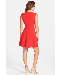French Connection Feather Ruth Fit Flare Dress