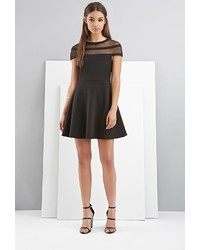 Forever 21 Foxiedox Shadow Striped Skater Dress