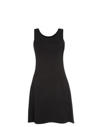 New Look Black Sleeveless Skater Dress