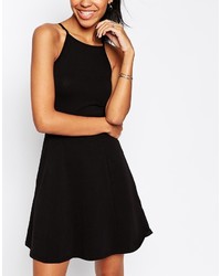 Asos Petite 90s Skater Dress With High Neck