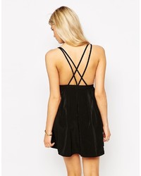 Oh My Love Skater Dress With Strap Detail