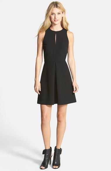 Vince Camuto Pleat Front Fit Flare Dress | Where to buy & how to wear