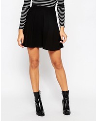 Missguided Cornelia Scuba Pleated Skater Skirt Black | Where to buy ...