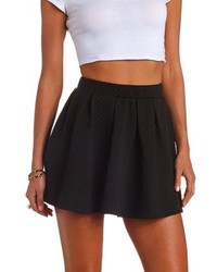 Charlotte Russe Quilted Pleated Skater Skirt | Where to buy & how to wear