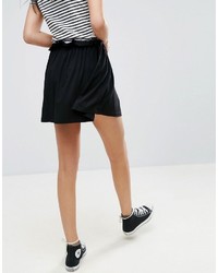 Asos Jersey Mini Skater Skirt With Drawstring