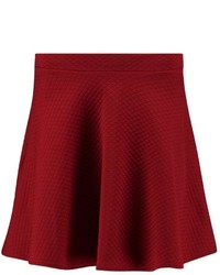 Boohoo Luanna Quilted Fit And Flare Skater Skirt