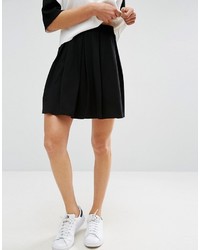 Asos Mini Skater Skirt With Box Pleats